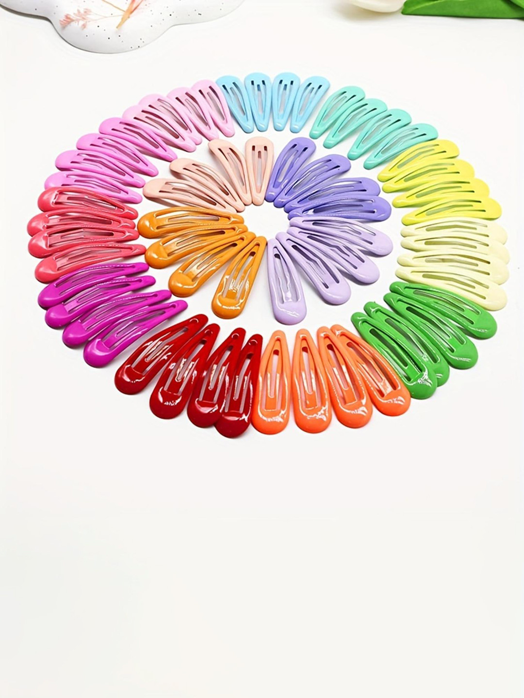 CHRONEX 24-Pcs Snap Hair Clips