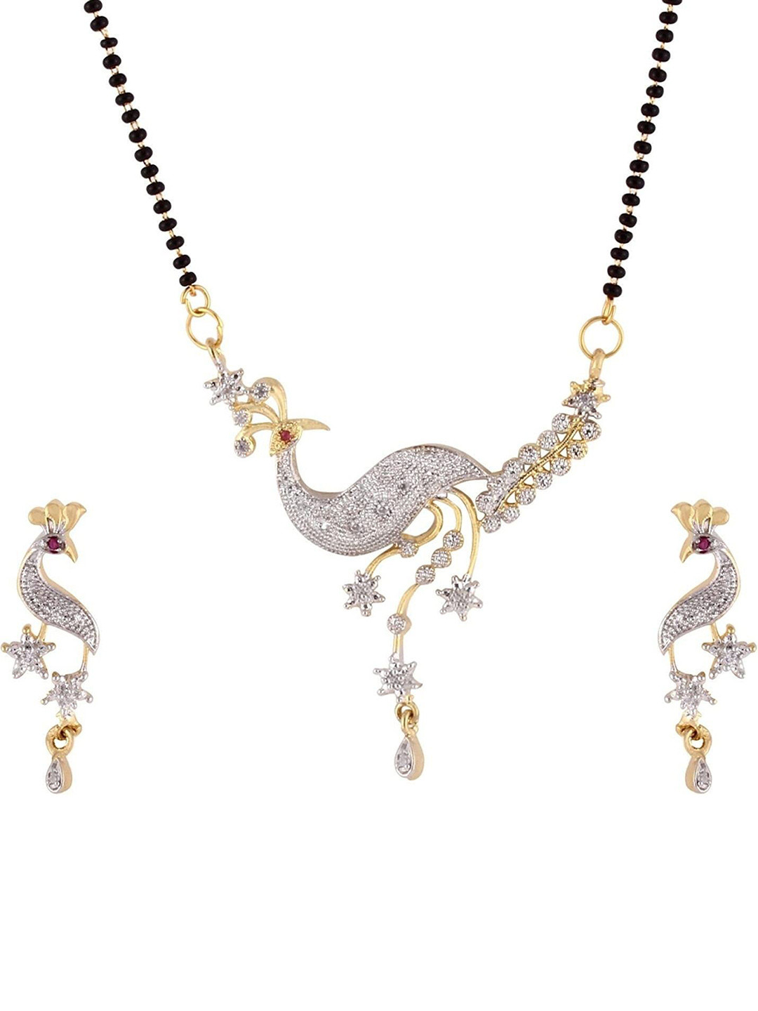 SUNHARI Gold-Plated Mangalsutra