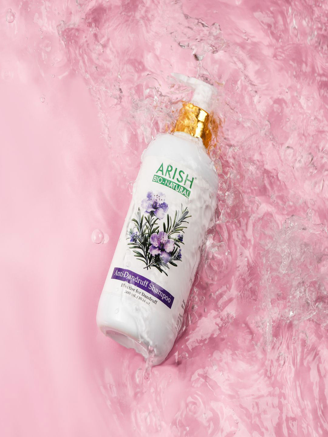 ARISH BIO-NATURAL Anti Dandruff Shampoo With Neem - 300 ml