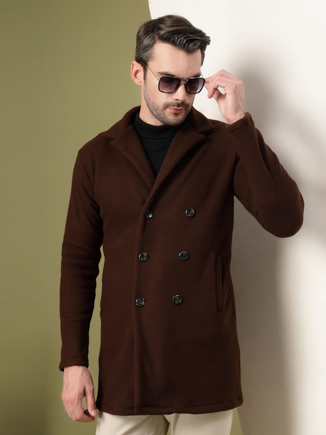 Rigo Men Double Breasted Coat