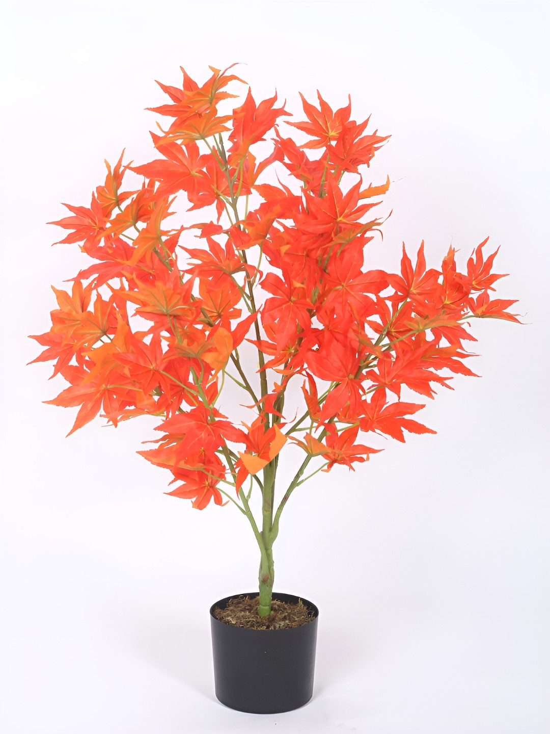 Home Bloom Orange Maple Artificial Plant With Pot