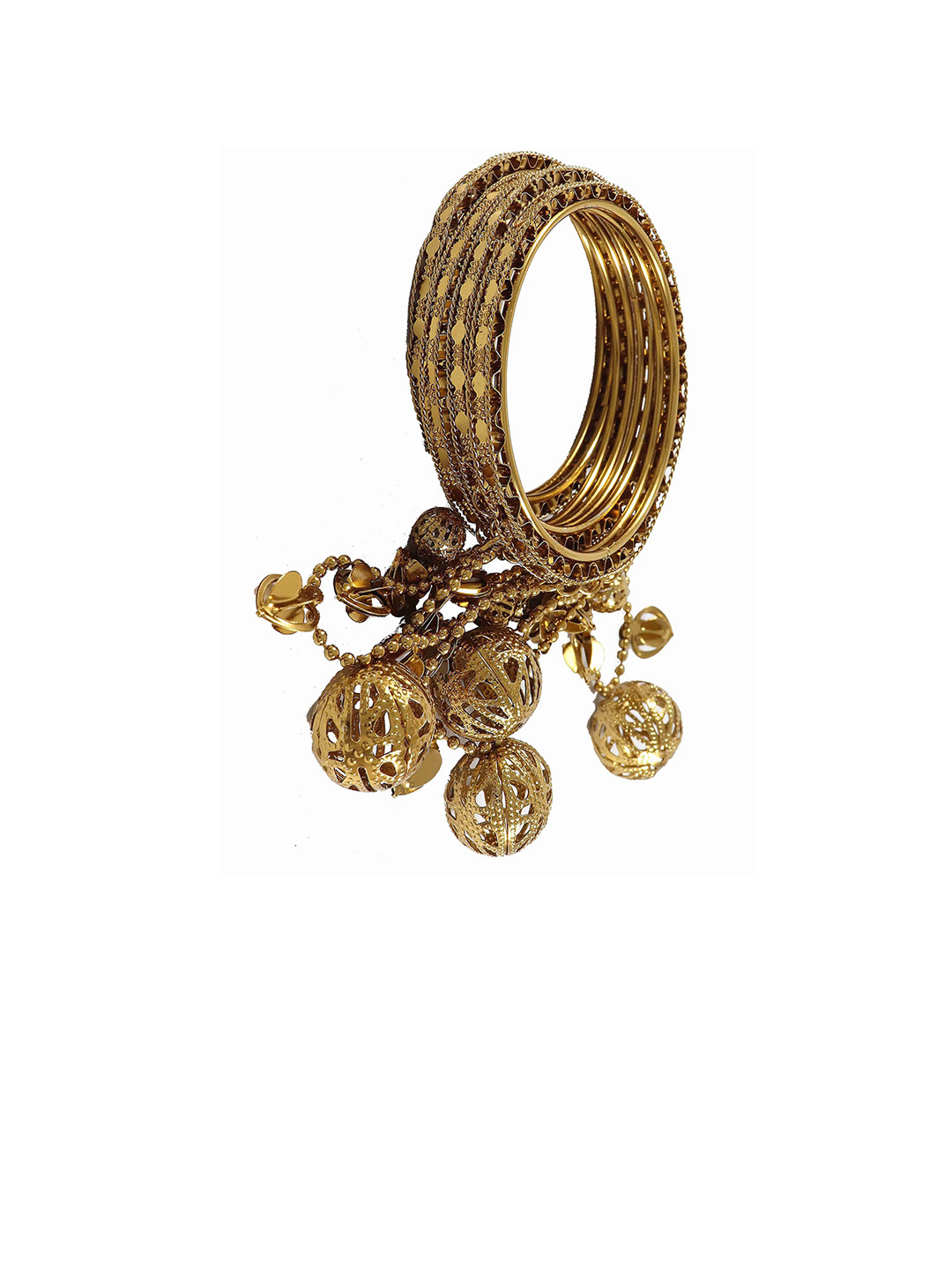 ZULKA Set of 4 Metal with BallChain and Balls Latkan Kada