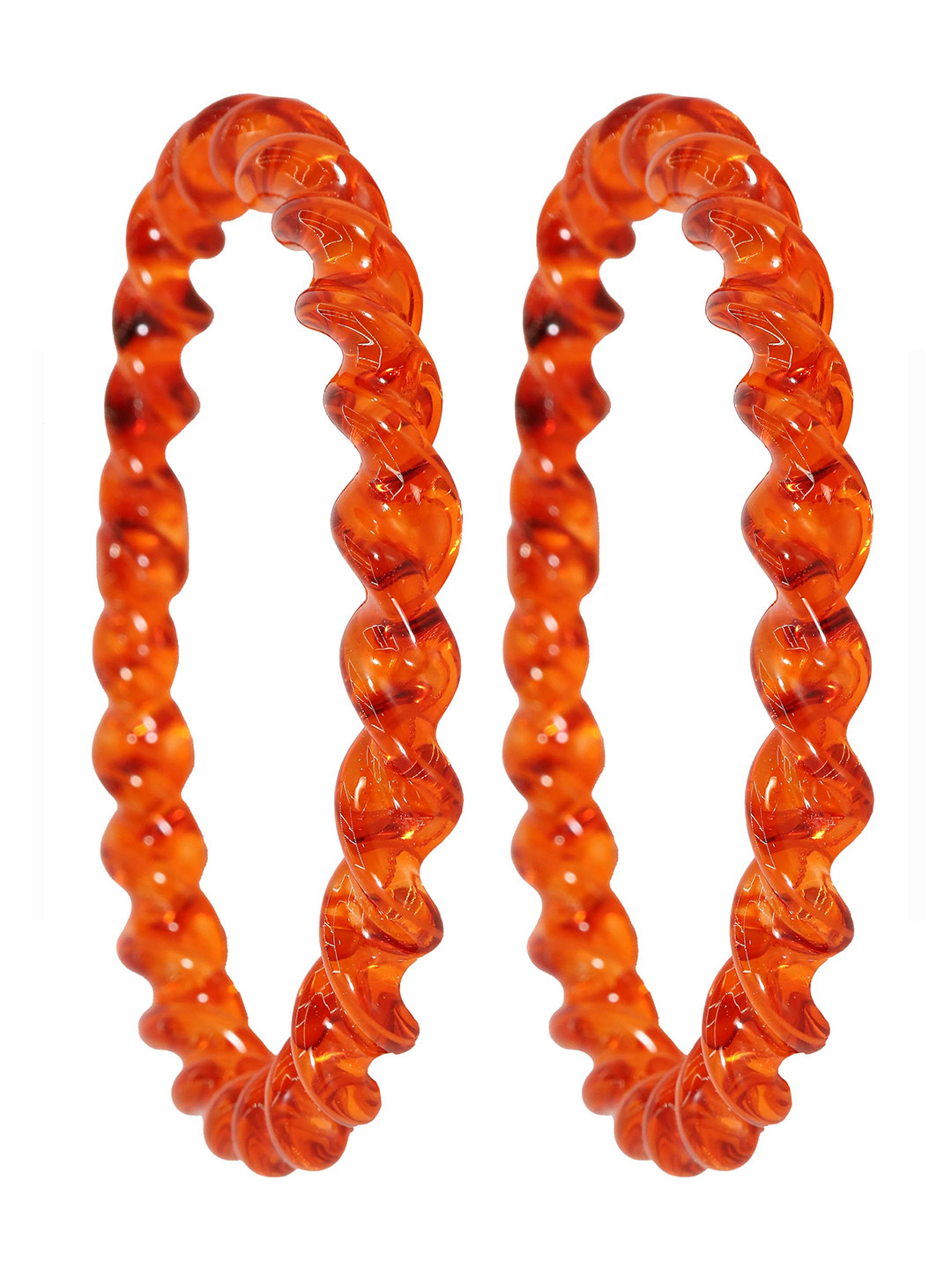 ZULKA Set of 2 Twisted Bangles