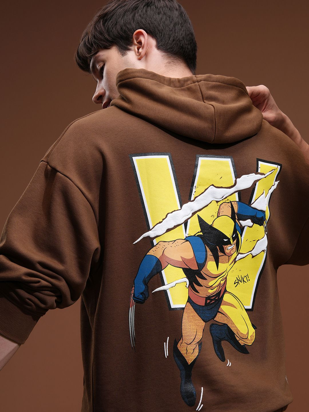 HIGHLANDER Marvel X-man Men Oversized Drop Shoulder  Hoodie