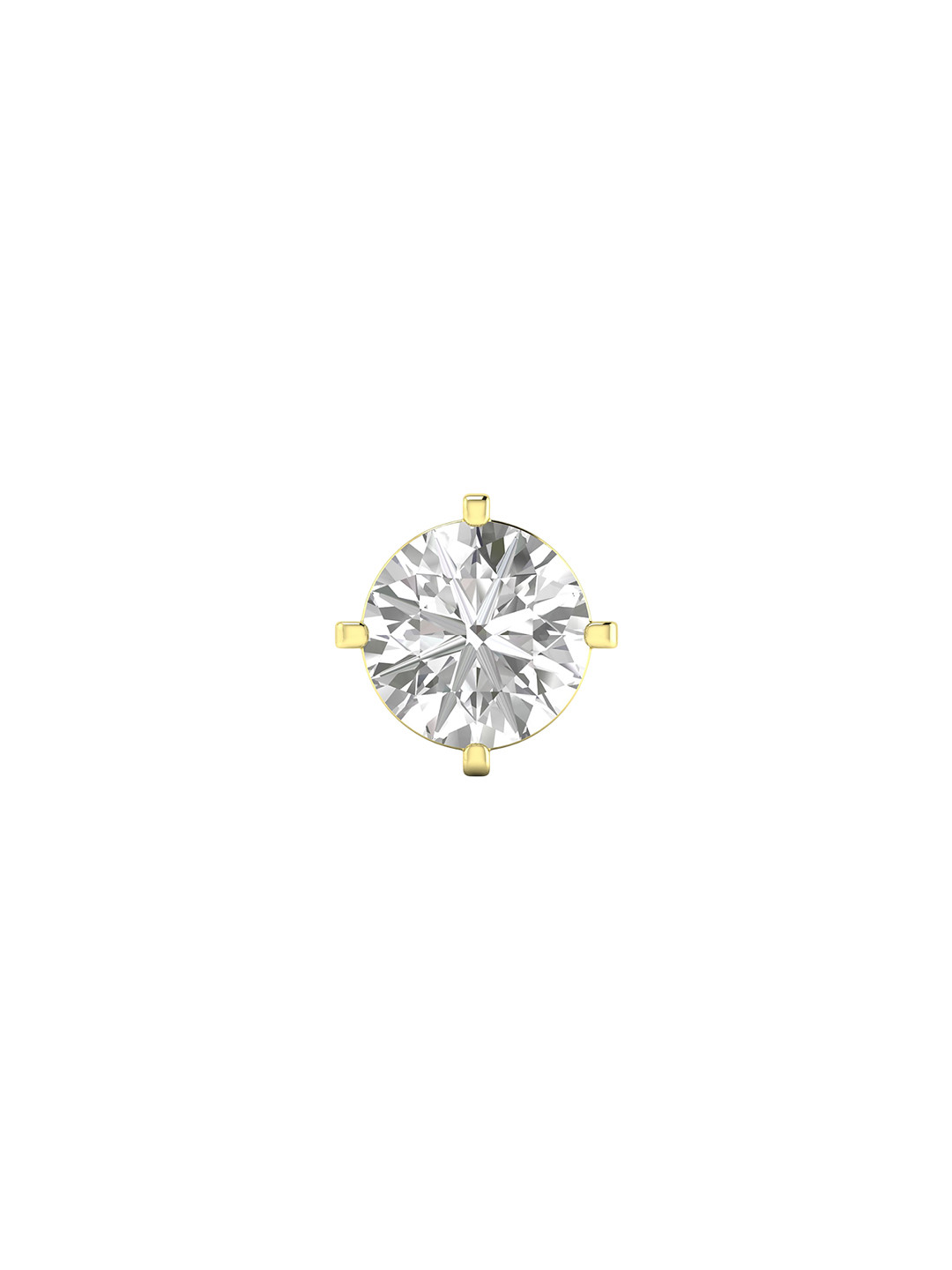 ORIONZ Round Solitaire CZ Studs