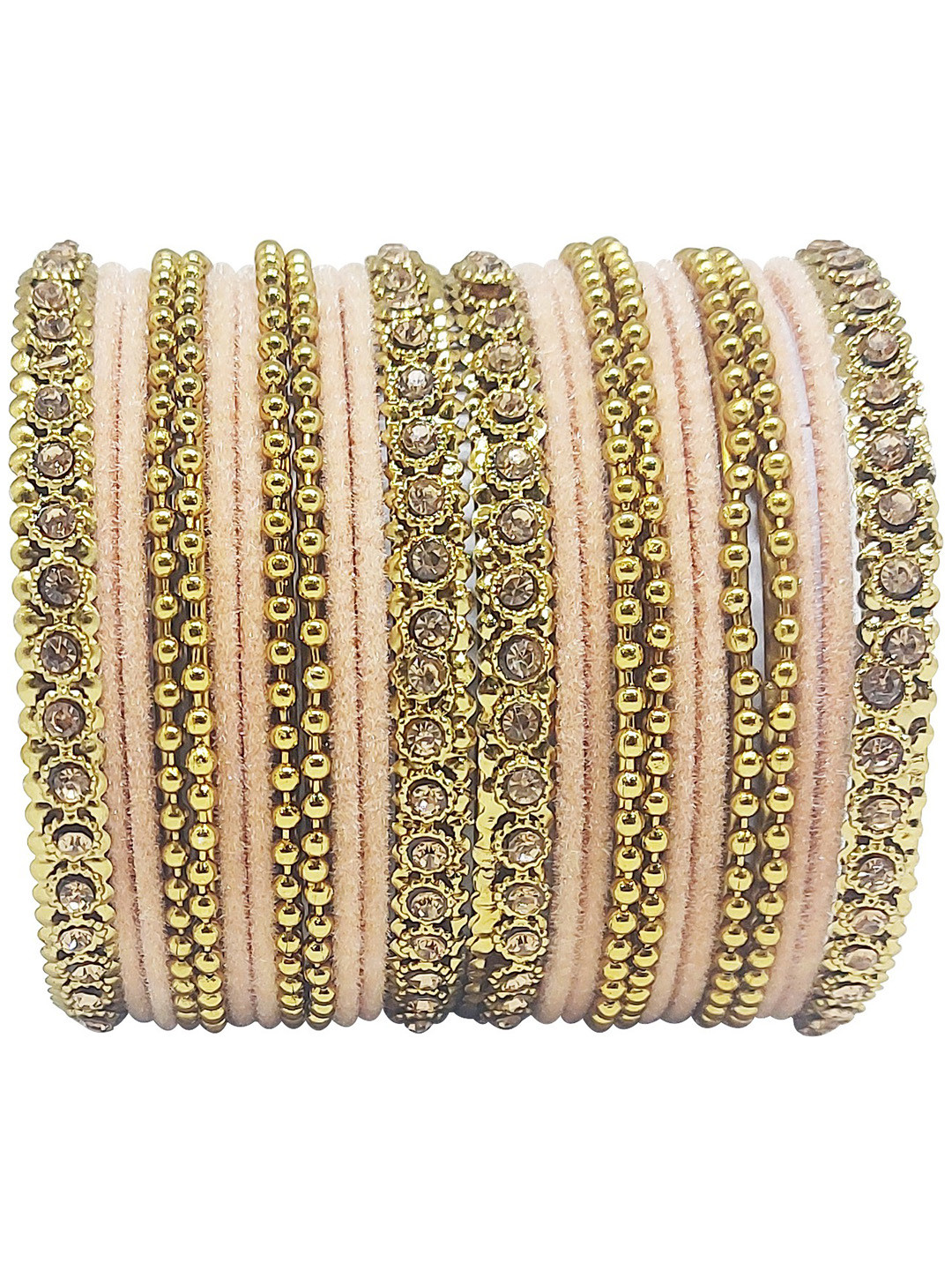 CHRISHAN Set Of 24 Gold-Plated Bangle Set