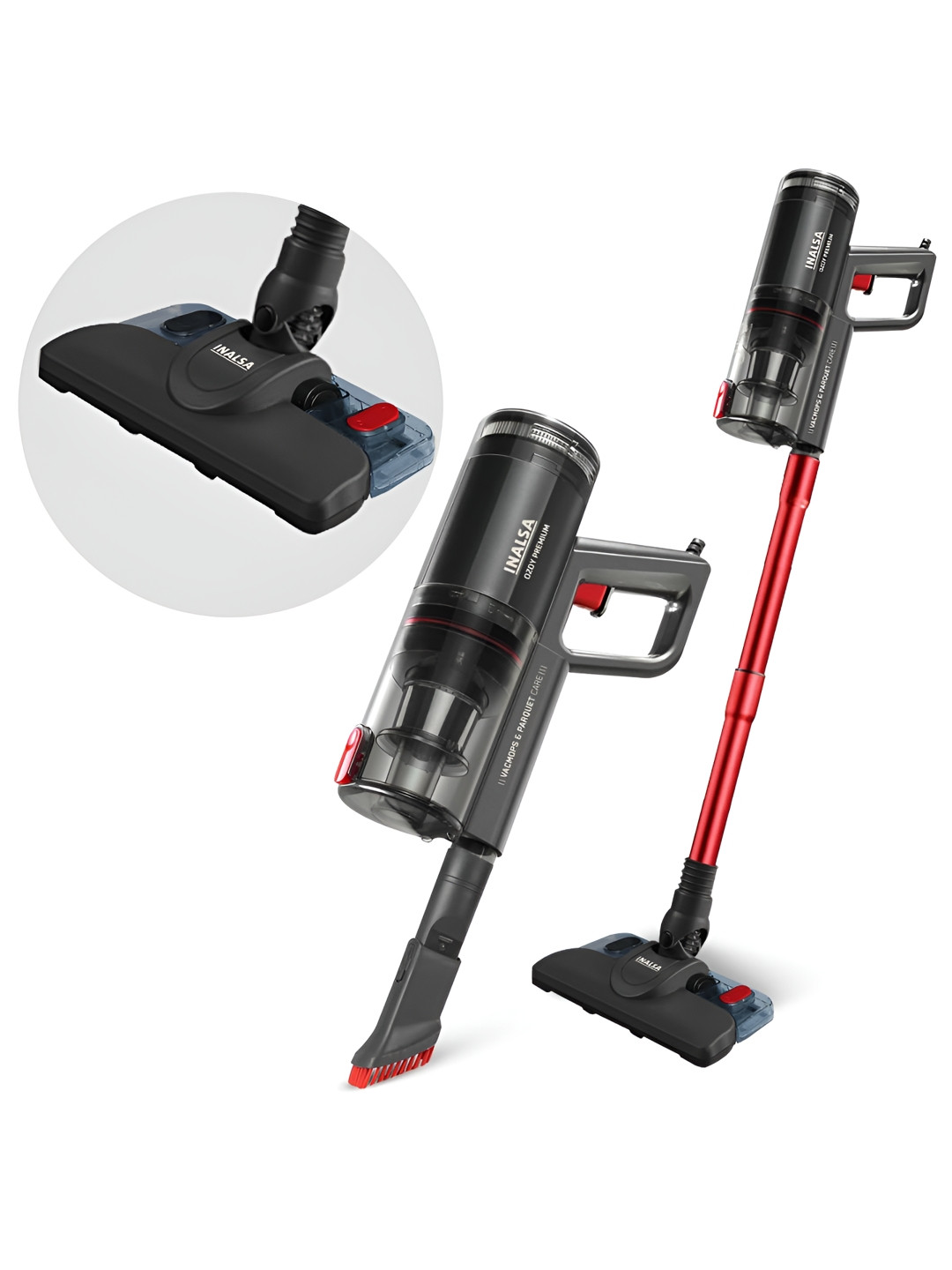 Inalsa Unisex Black & Red Ozoy Premium Vacuum Cleaner900W