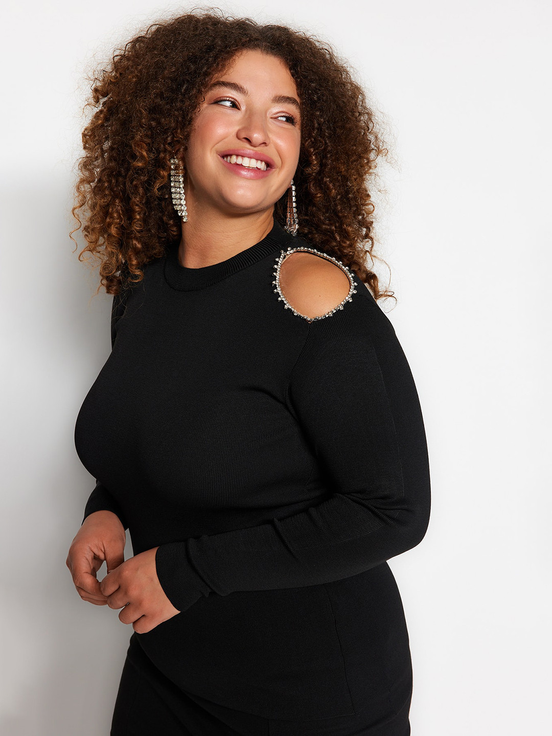 Trendyol Cold-Shoulder Top