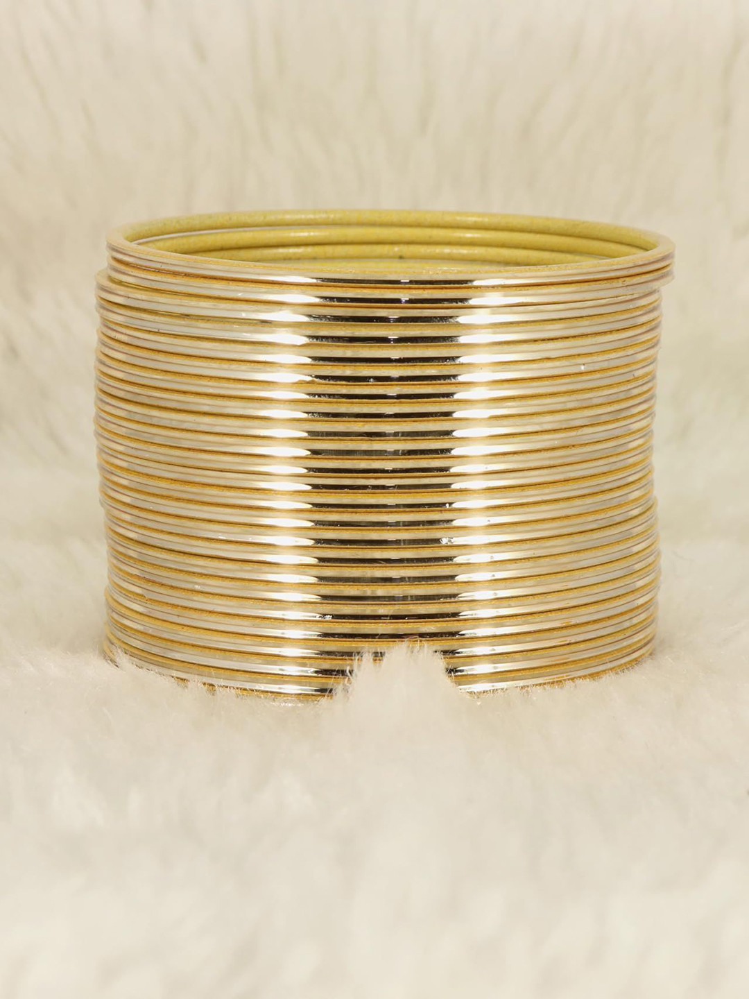 ZULKA Set Of 48 Gold Plated Bangles