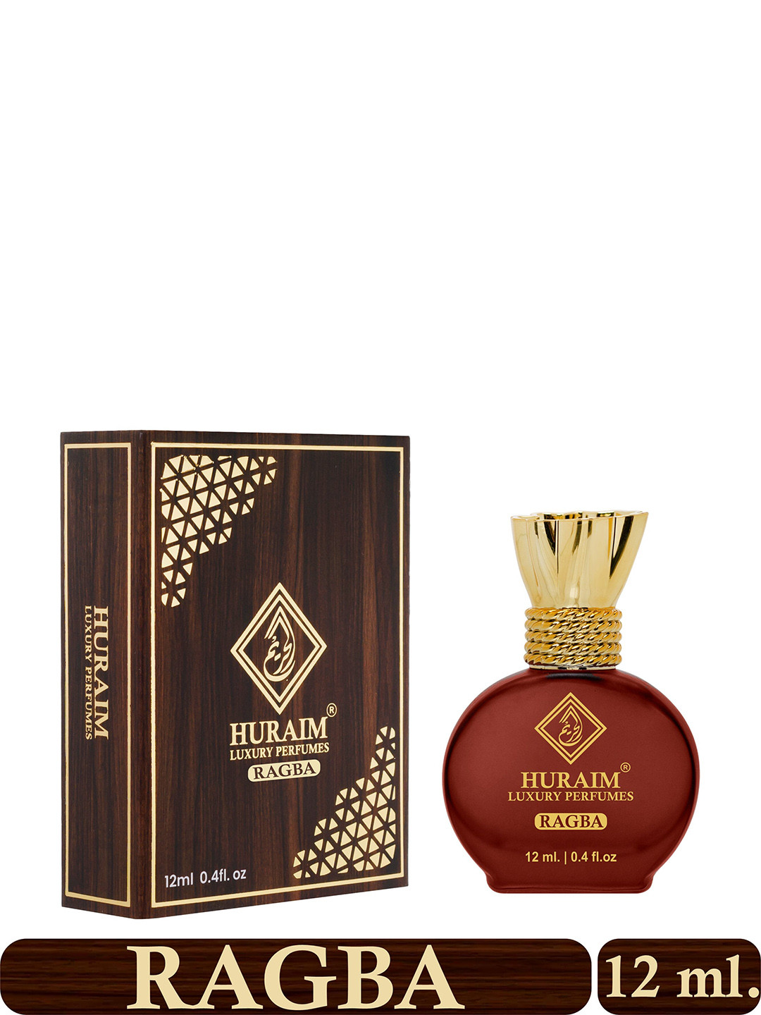 HURAIM 100% Pure & Natural Ragba Attar - 12 ml