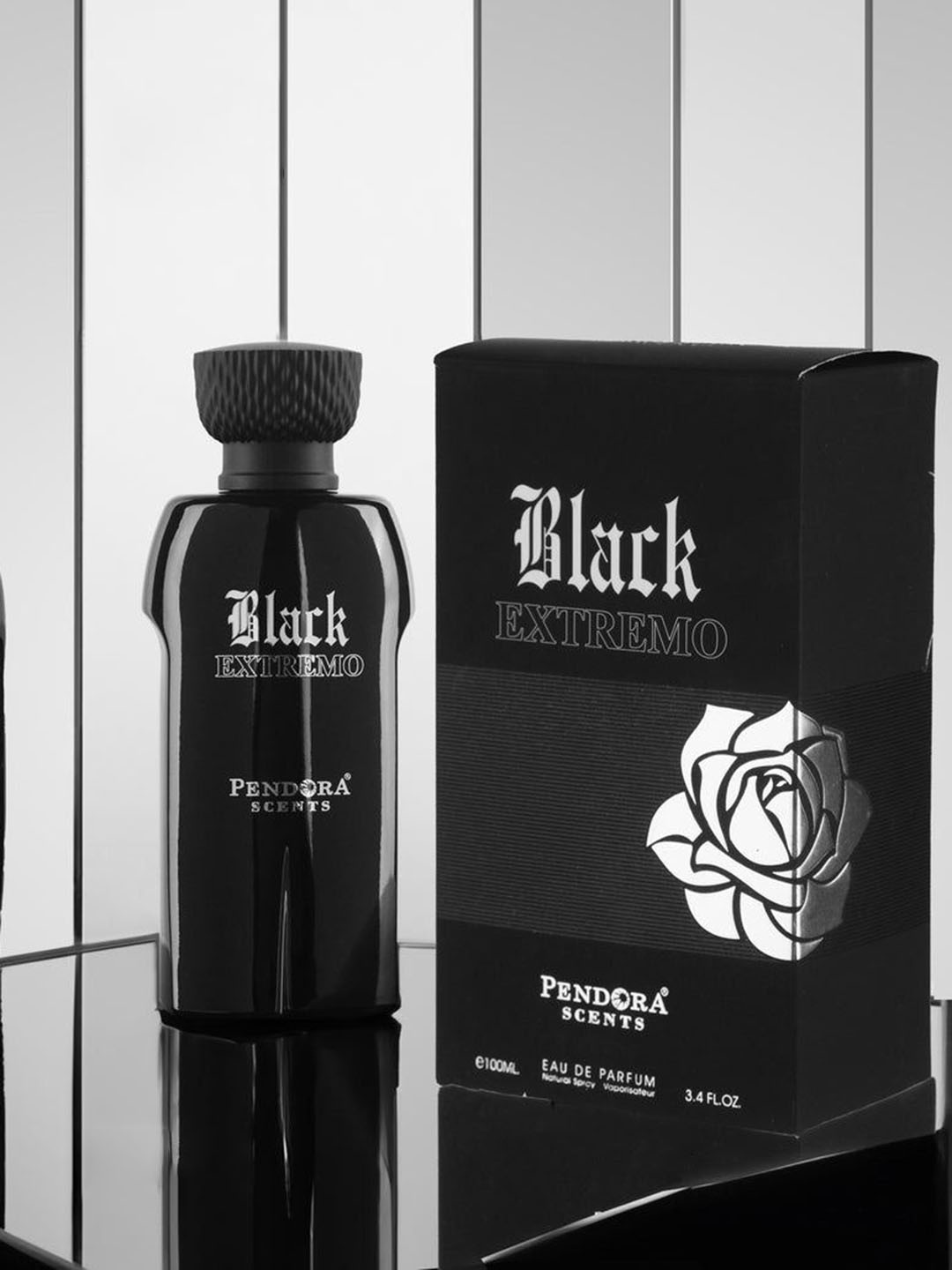 Paris Corner Perfumes Pendora Scents Black Extremo Long Lasting Eau De Parfum - 100 ml