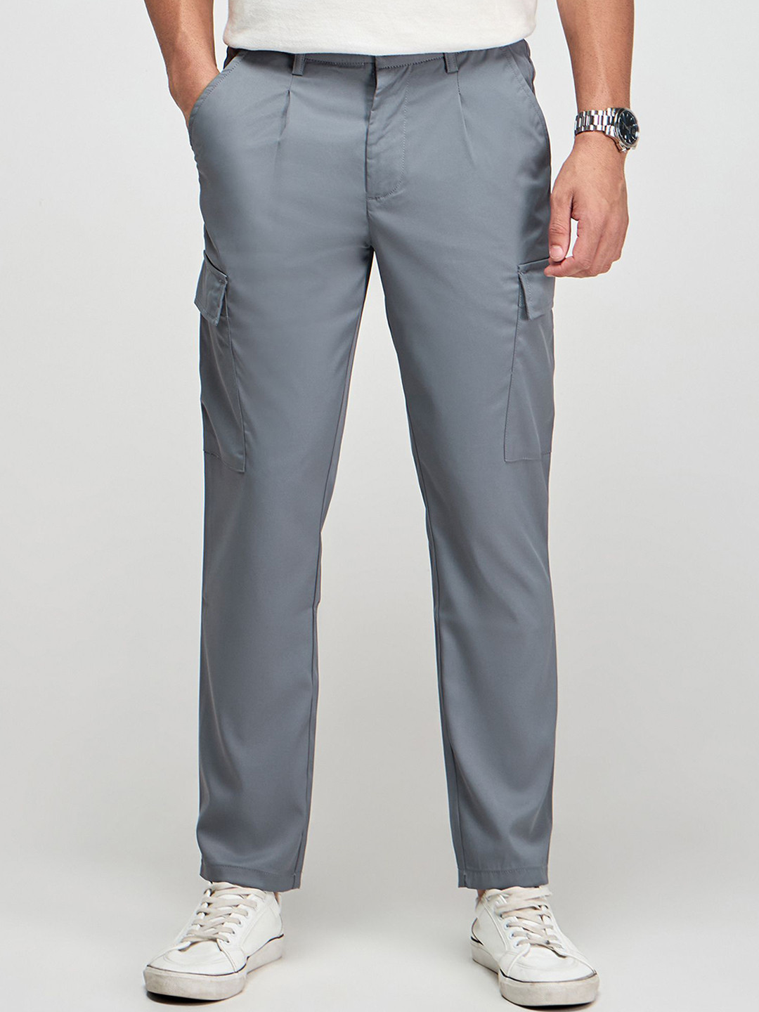 Red Flame Men Cargos Trousers