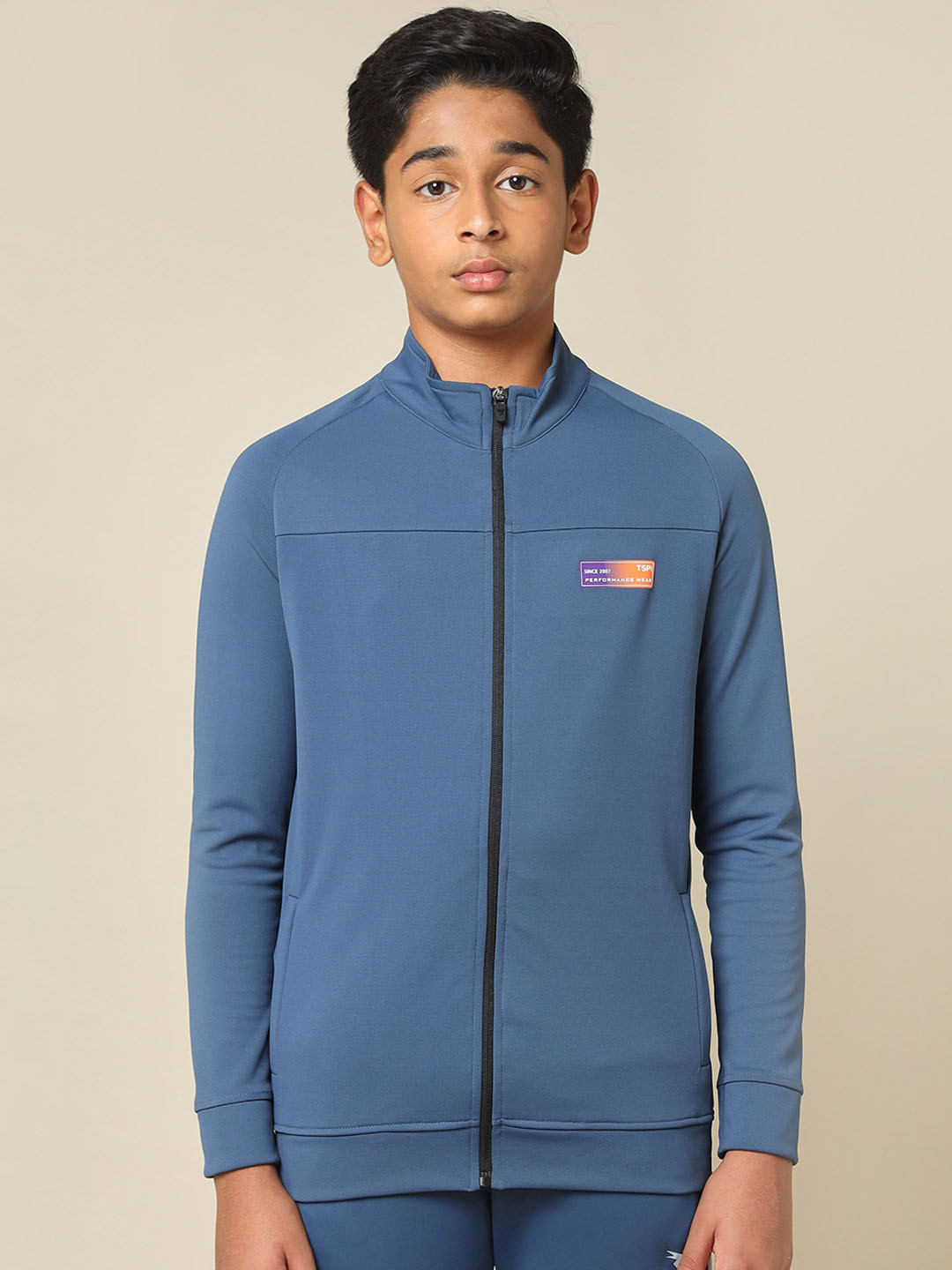 Technosport Boys aw'24 Rapid-Dry Solid Lightweight Football Sporty Jacket
