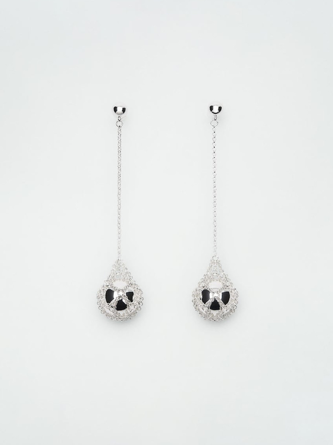 MANGO Contemporary Drop Earrings