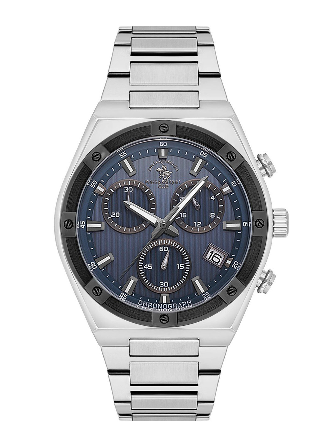 SANTA BARBARA POLO & RACQUET CLUB Men Dial & Stainless SteelAnalogue Watch-SB.1.10583-5