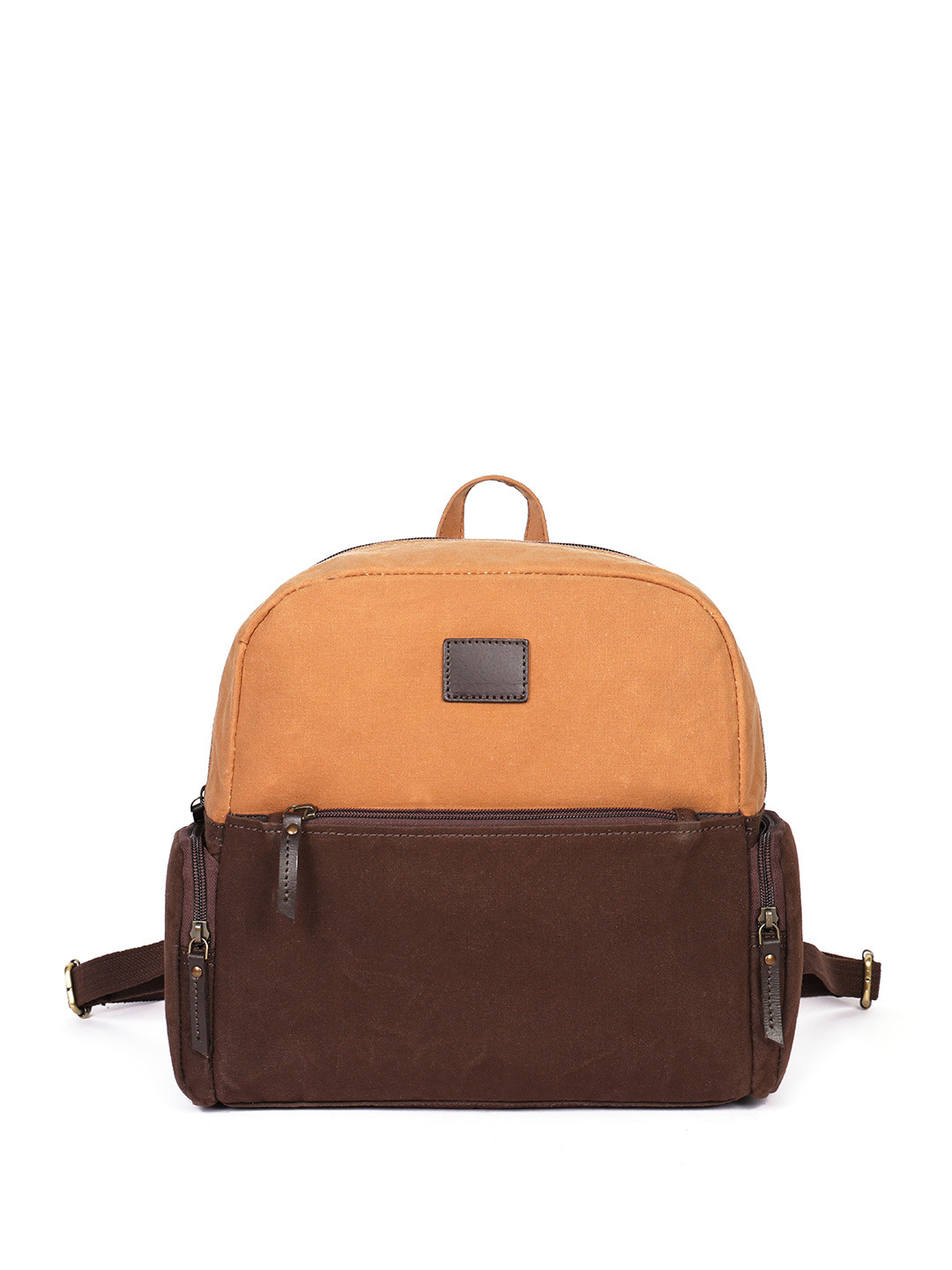 Celtic Kids Tan Colourblocked Backpack
