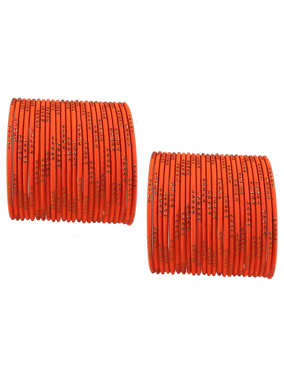 ZULKA Set Of 48 Stone-Studded Bangles