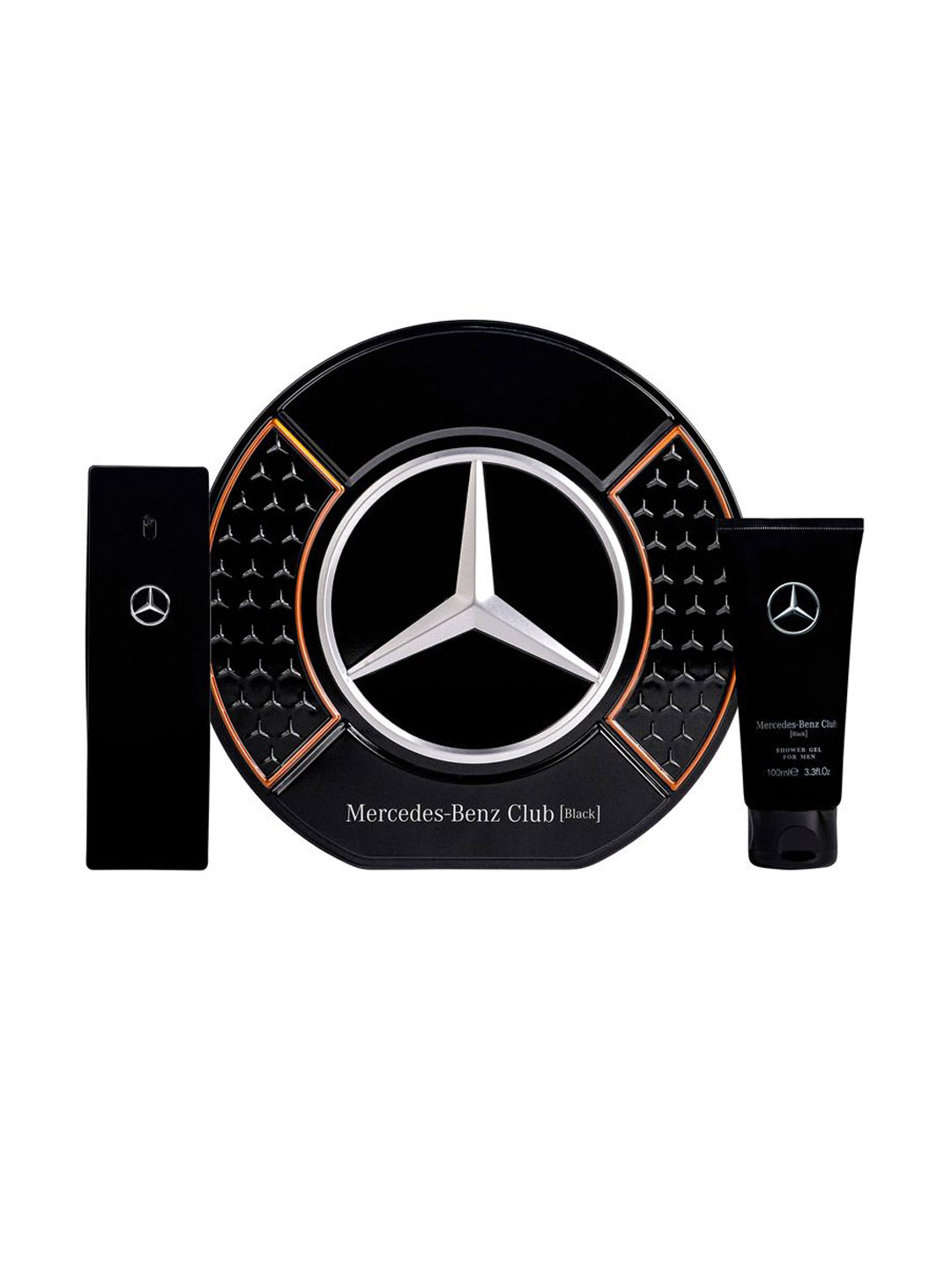 Mercedes Benz Set Of 2 Club Black Eau de Toilette & Shower Gel - 100 ml Each