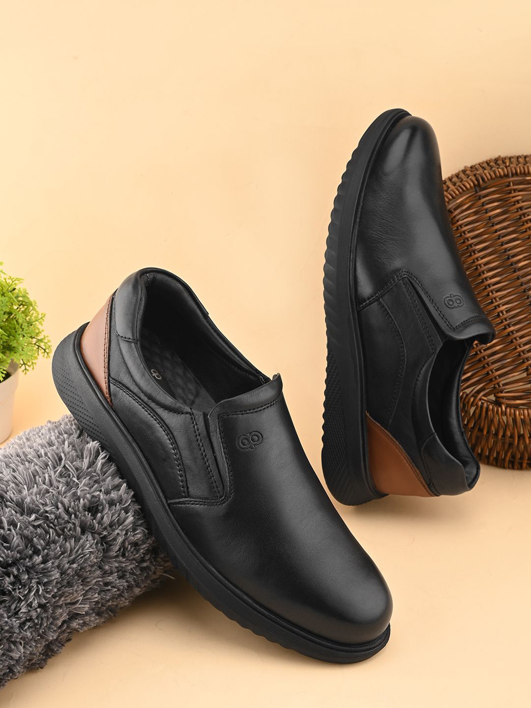 Pelle Albero Mens Casual Slip-On Casual Shoes