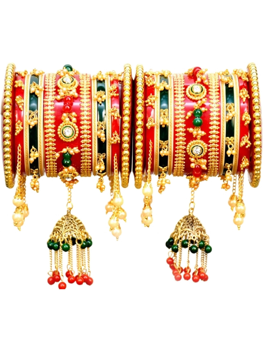 Align Set Of 2 Gold-Plated Chudas Bangles