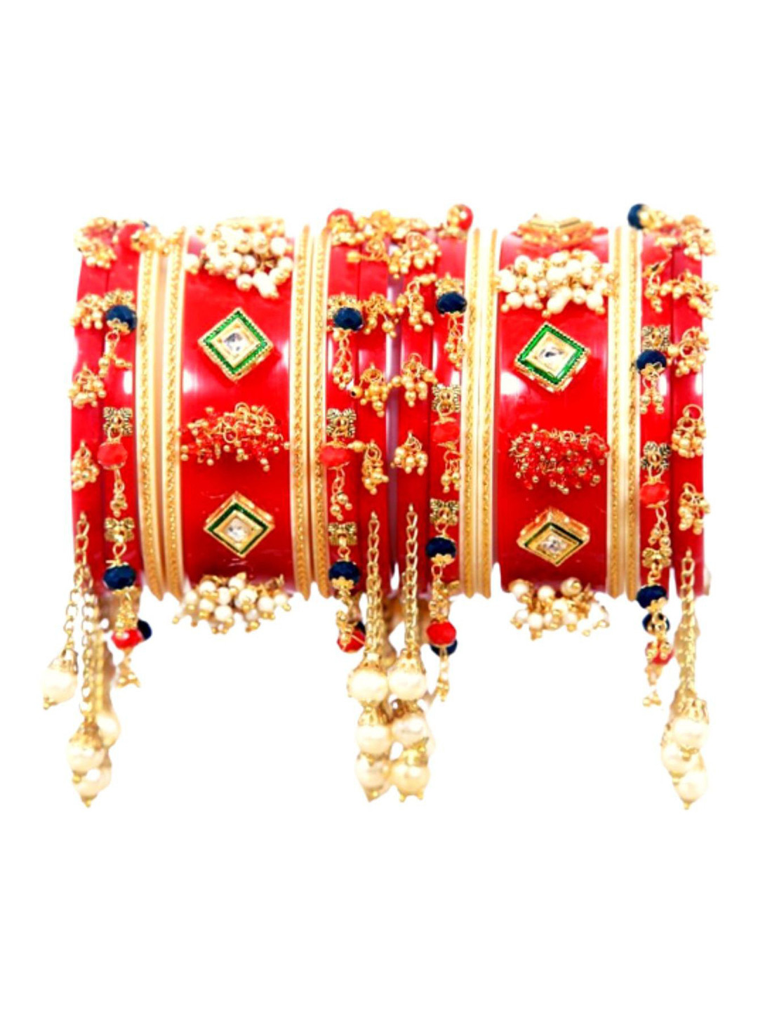 Align Set Of 2 Gold-Plated Chudas Bangles