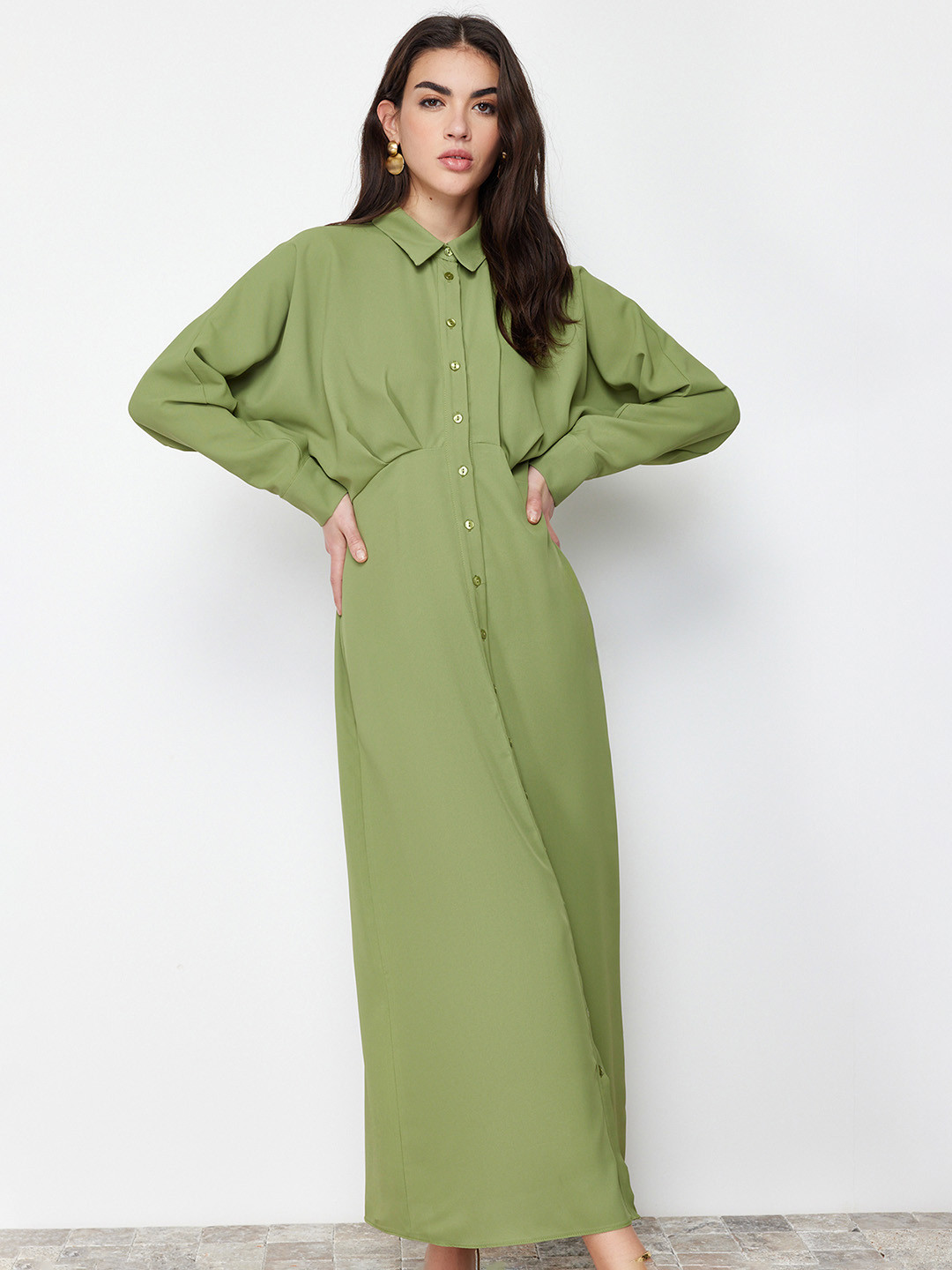 Trendyol Shirt Maxi Dress
