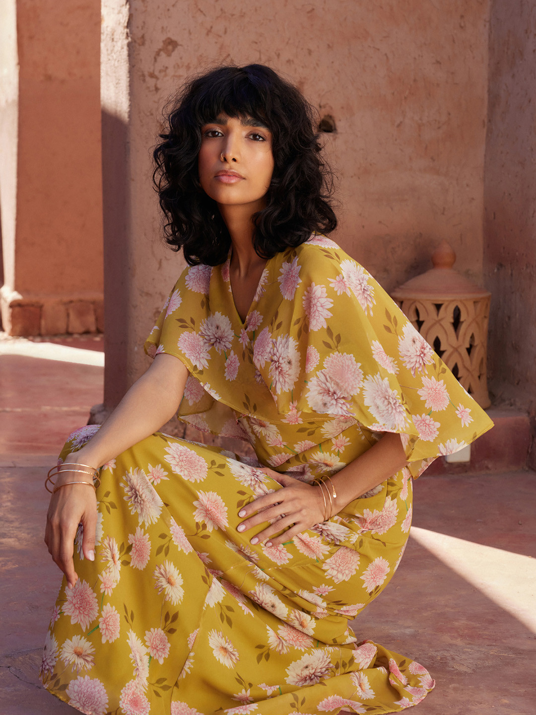 Trendyol Floral Print Fit and Flare Dress