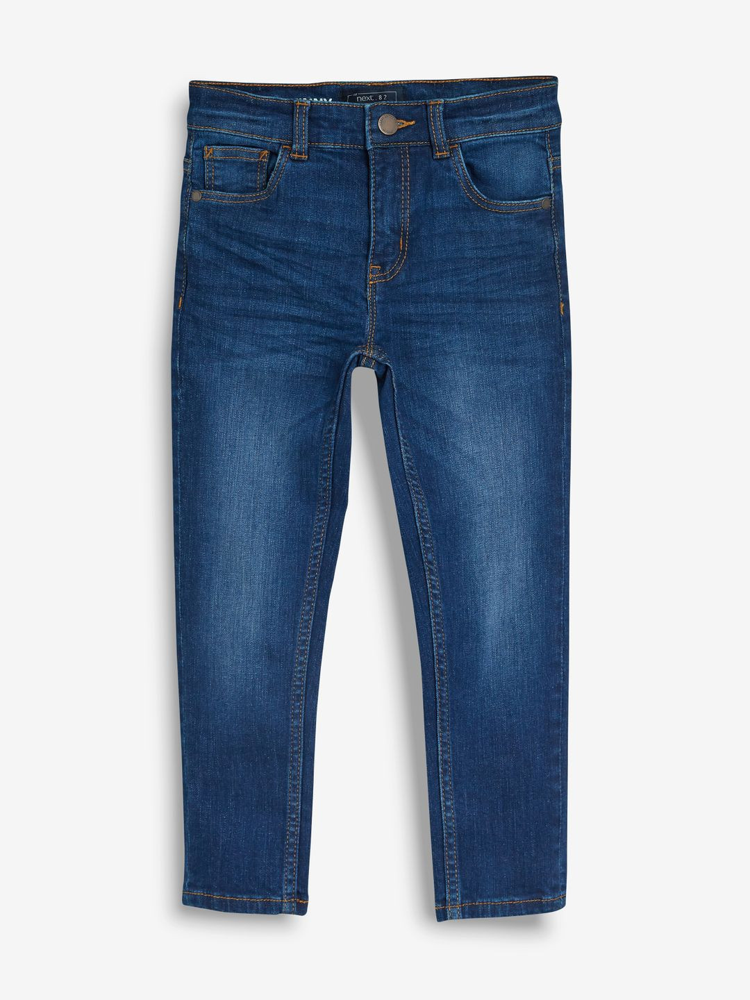 NEXT Boys Blue Slim Fit Mid-Rise Clean Look Jeans