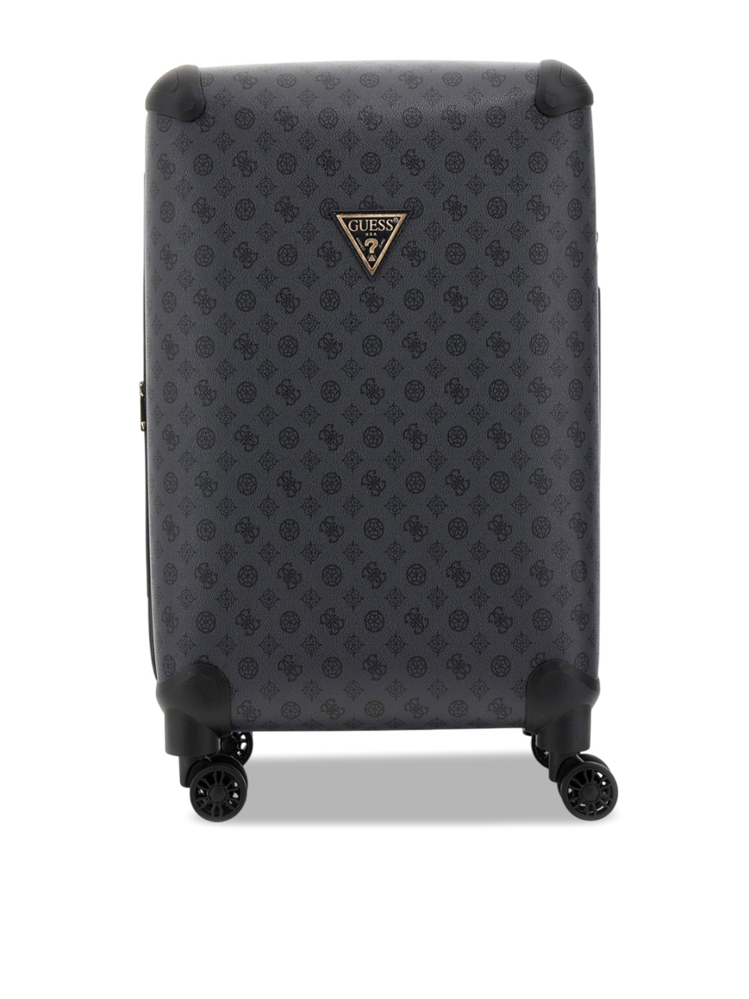 GUESS Women Printed Hard-Sided Large Trolley Bag
