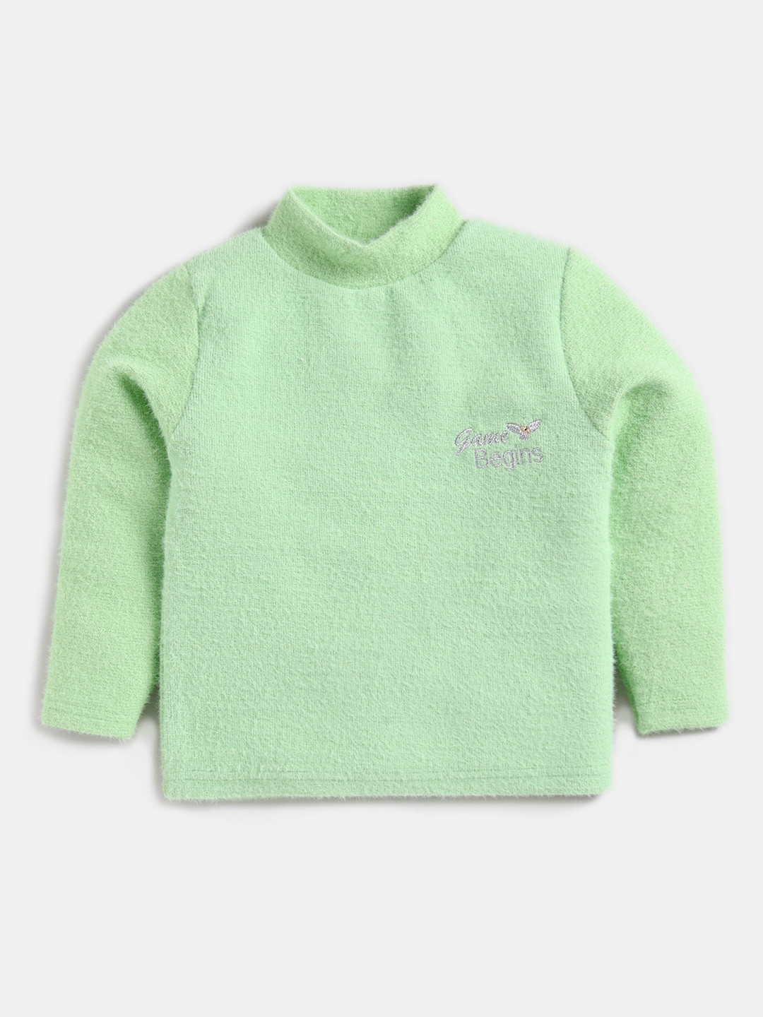 Here&Now X Game Begins Girls Fuzzy Sparkle Sweatshirt