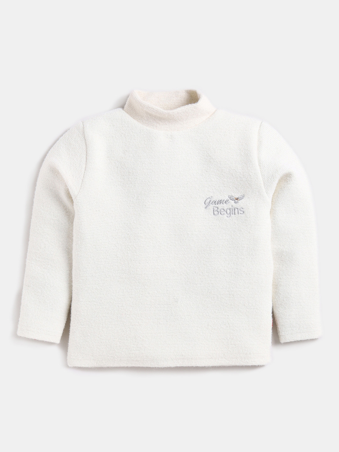 Here&Now X Game Begins Girls Fuzzy Sparkle Sweatshirt