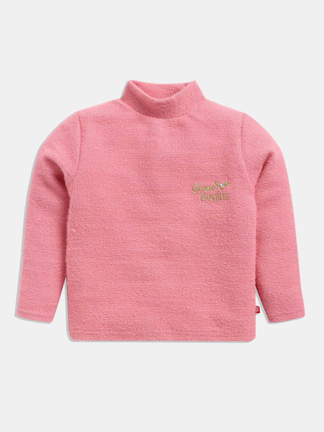 Here&Now X Game Begins Girls Sweatshirt with Fuzzy Detail