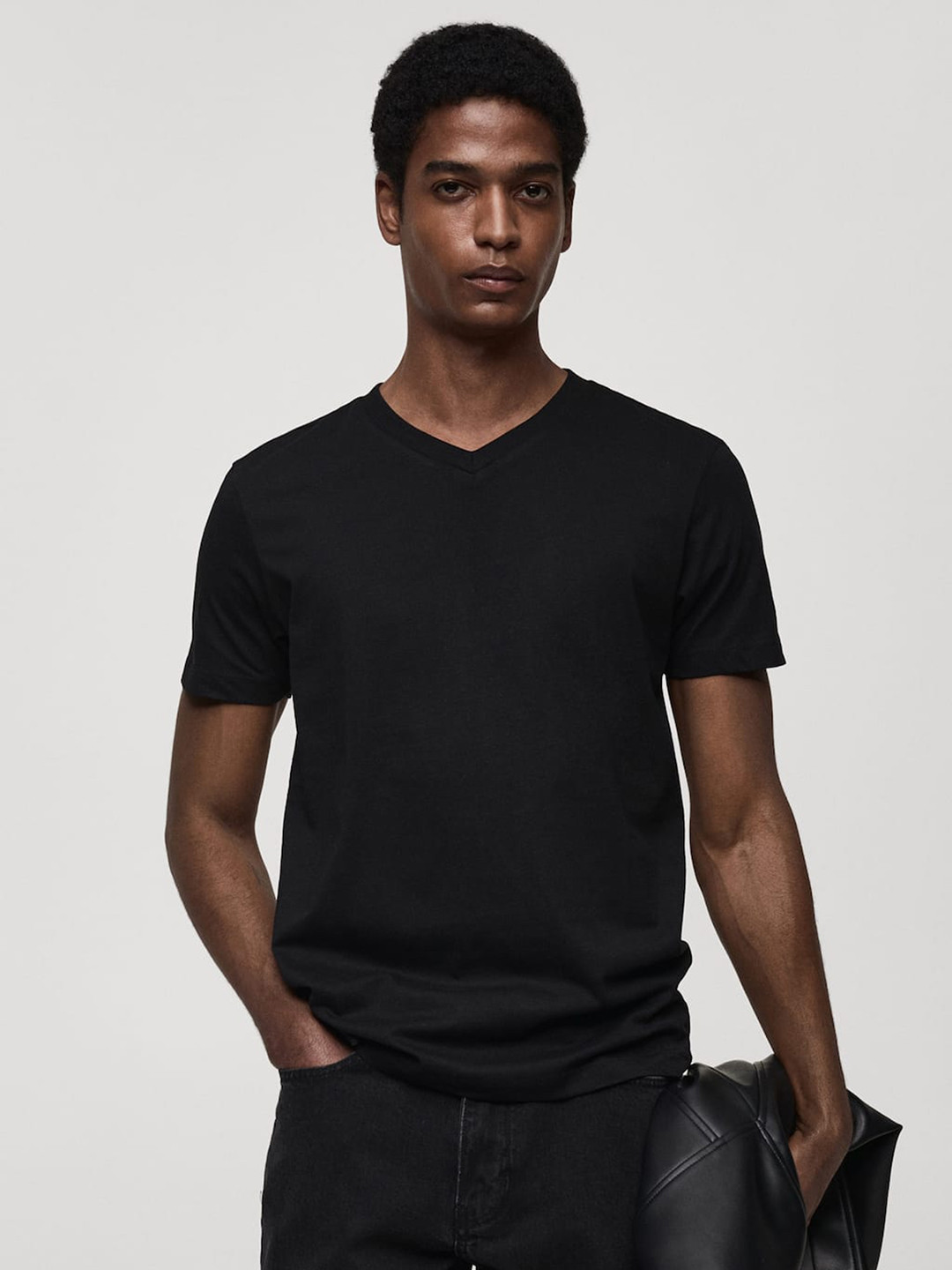 MANGO MAN V-Neck T-Shirt