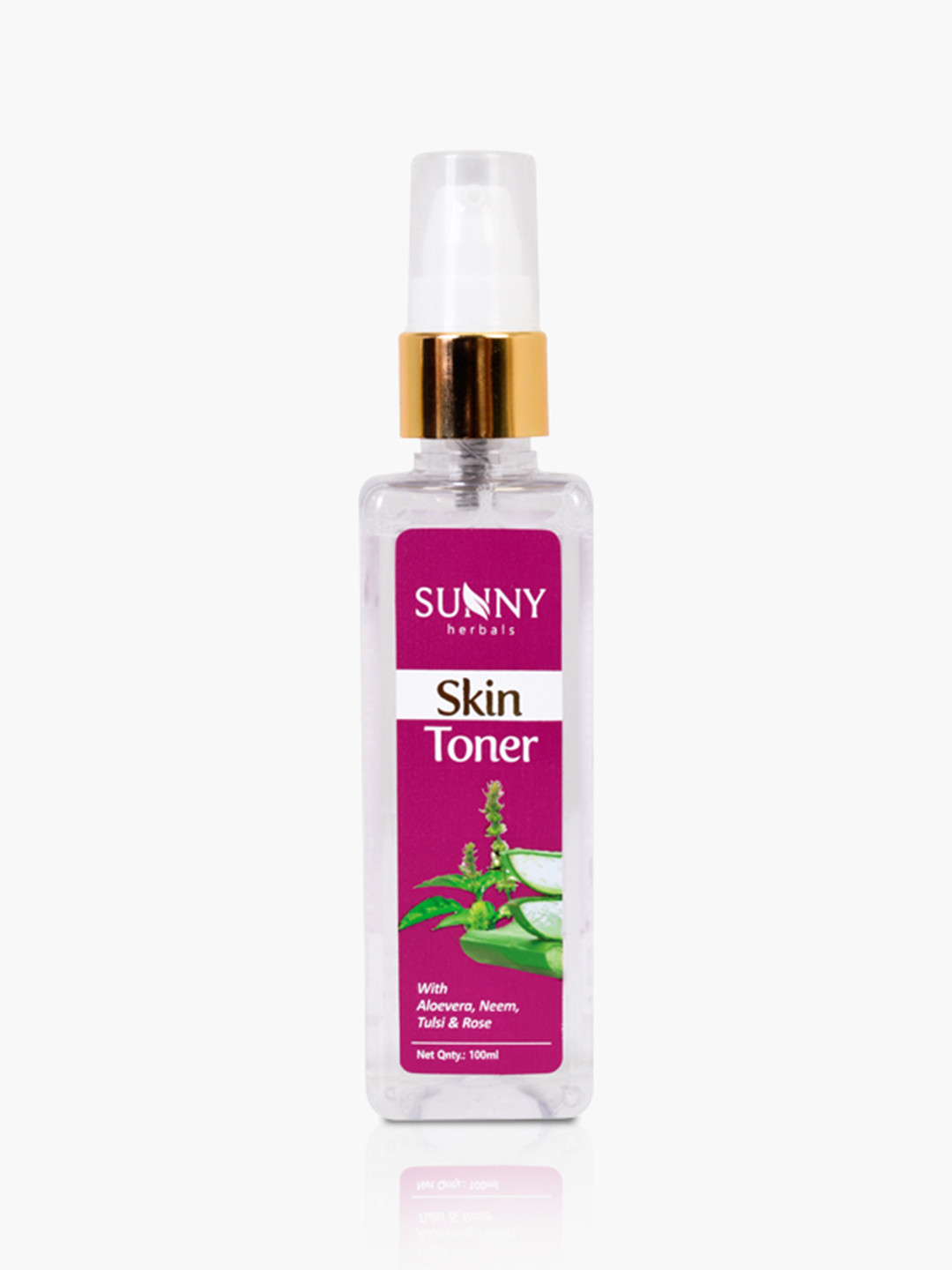 SUNNY HERBALS Skin Toner Enriched With Aloe Vera, Neem, Tulsi & Rose - 100ml