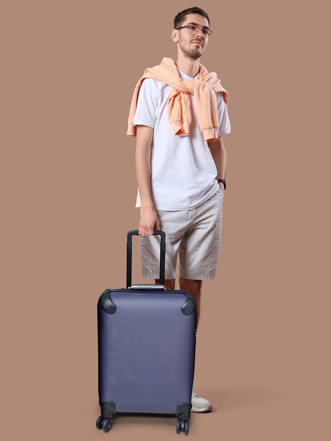 THE CLOWNFISH Titan Series Hard-Sided Cabin Trolley Bag