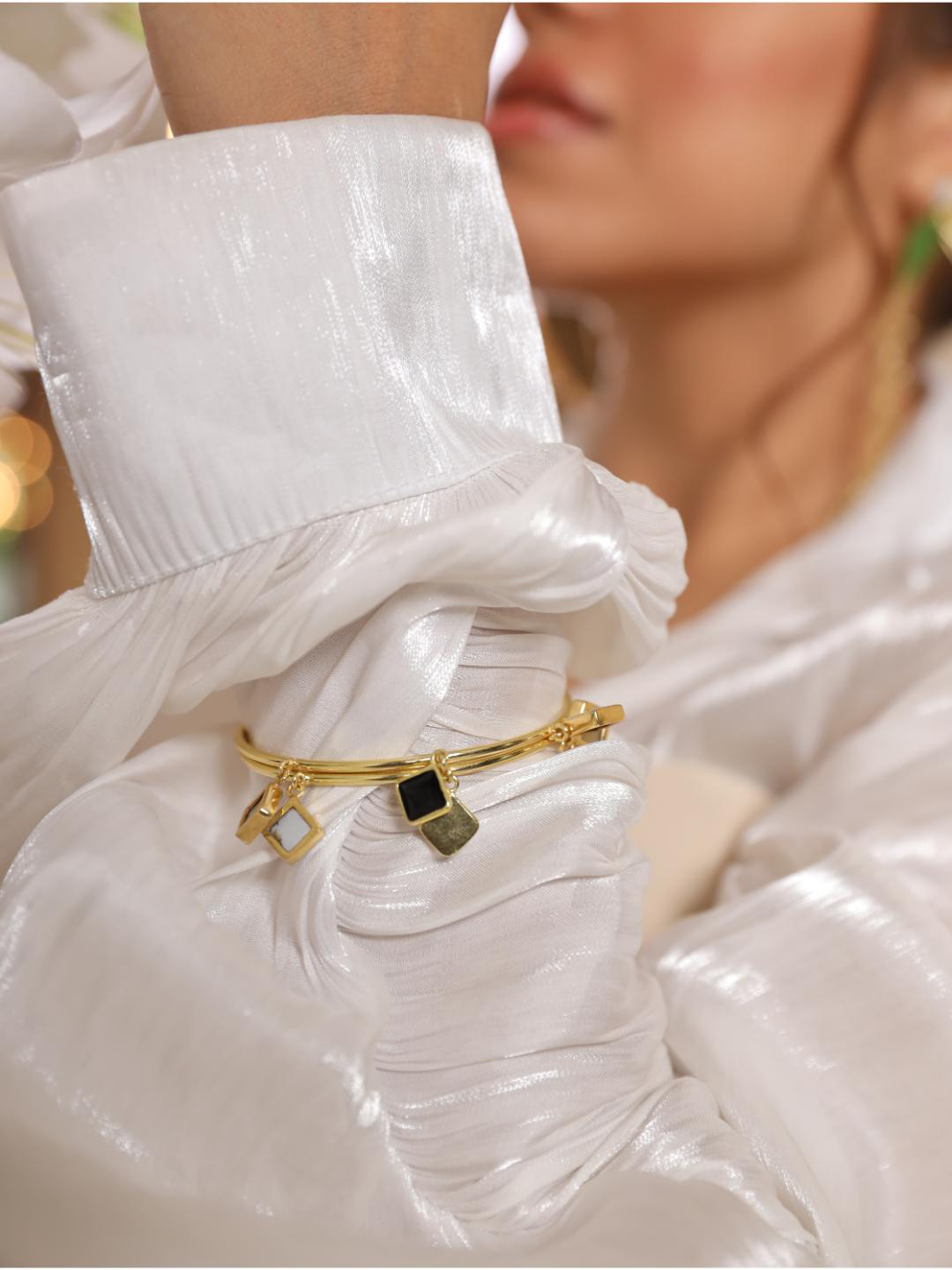 Varnika Arora Austere Gold-Plated Charm Bracelet