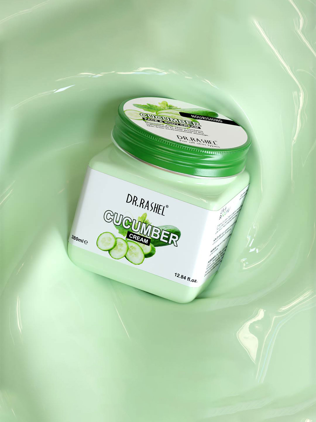 DR.RASHEL Cucumber Cream For Glowing Skin - 380ml