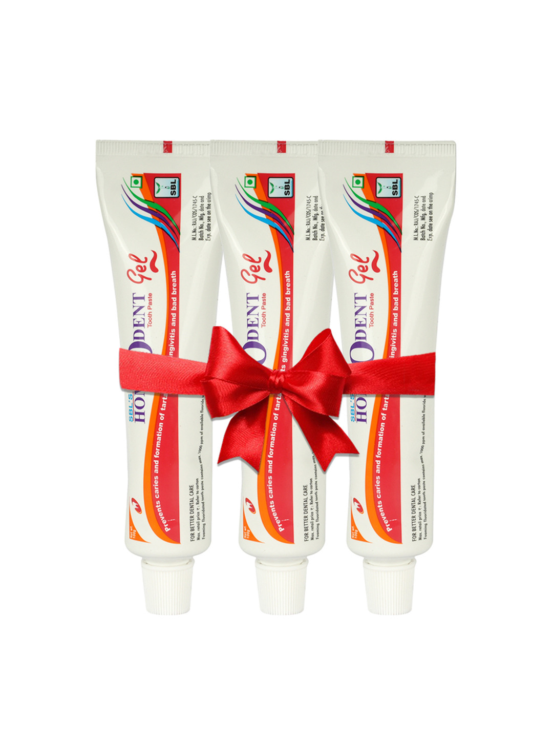 SBL Set Of 3 Homeodent Gel Tooth Paste - 100 g Each