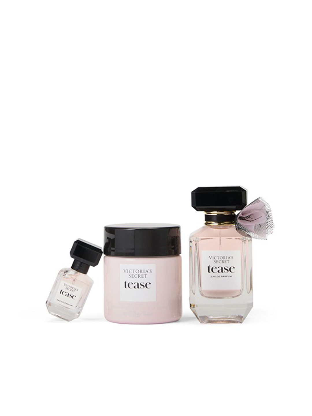 Victoria's Secret Noir Tease Set Of 3 Tease EDP -100 ml + Mini EDP - 7ml & Lotion - 100 ml