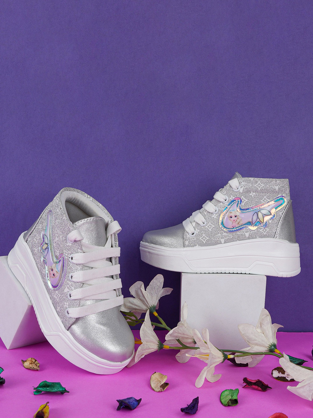 BAESD Girls Embellished Lace-Up Winter Boots