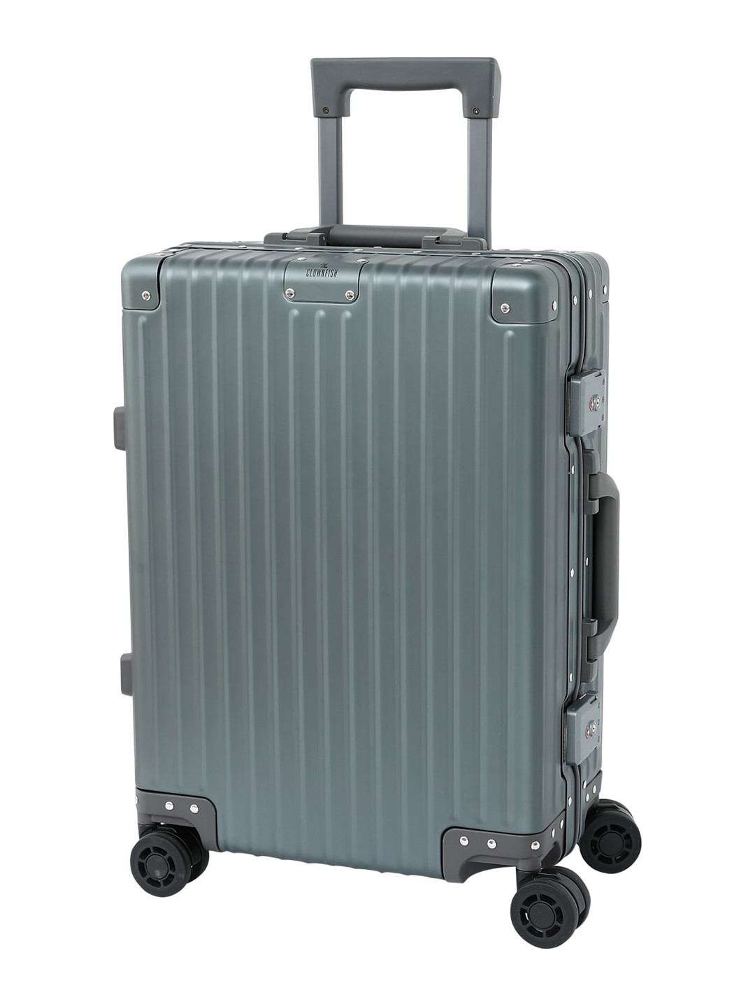 THE CLOWNFISH Orion Textured Cabin Hard Sided Trolley Bag