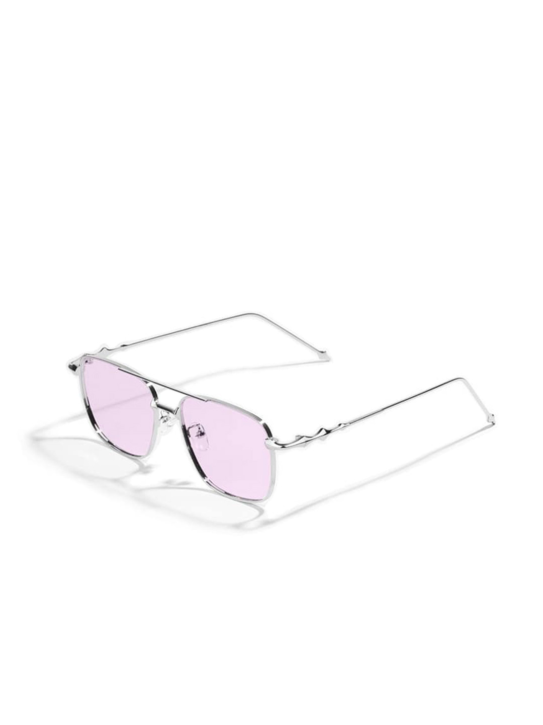 SAM & MARSHALL Unisex Square Sunglasses with UV Protected Lens BRIAN_BLUSH_2800