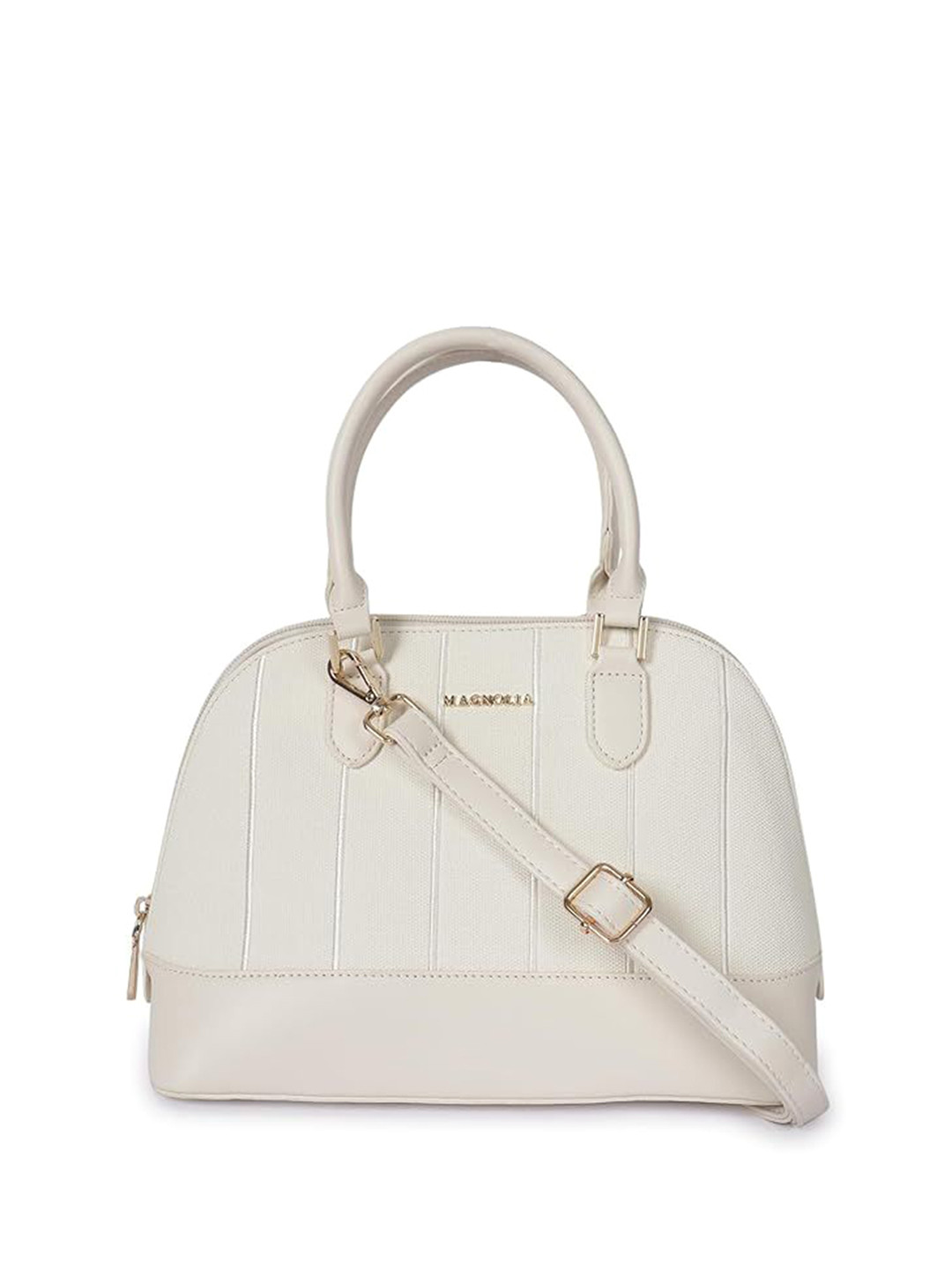 MAGNOLIA Women Striped Structured Handheld Bag