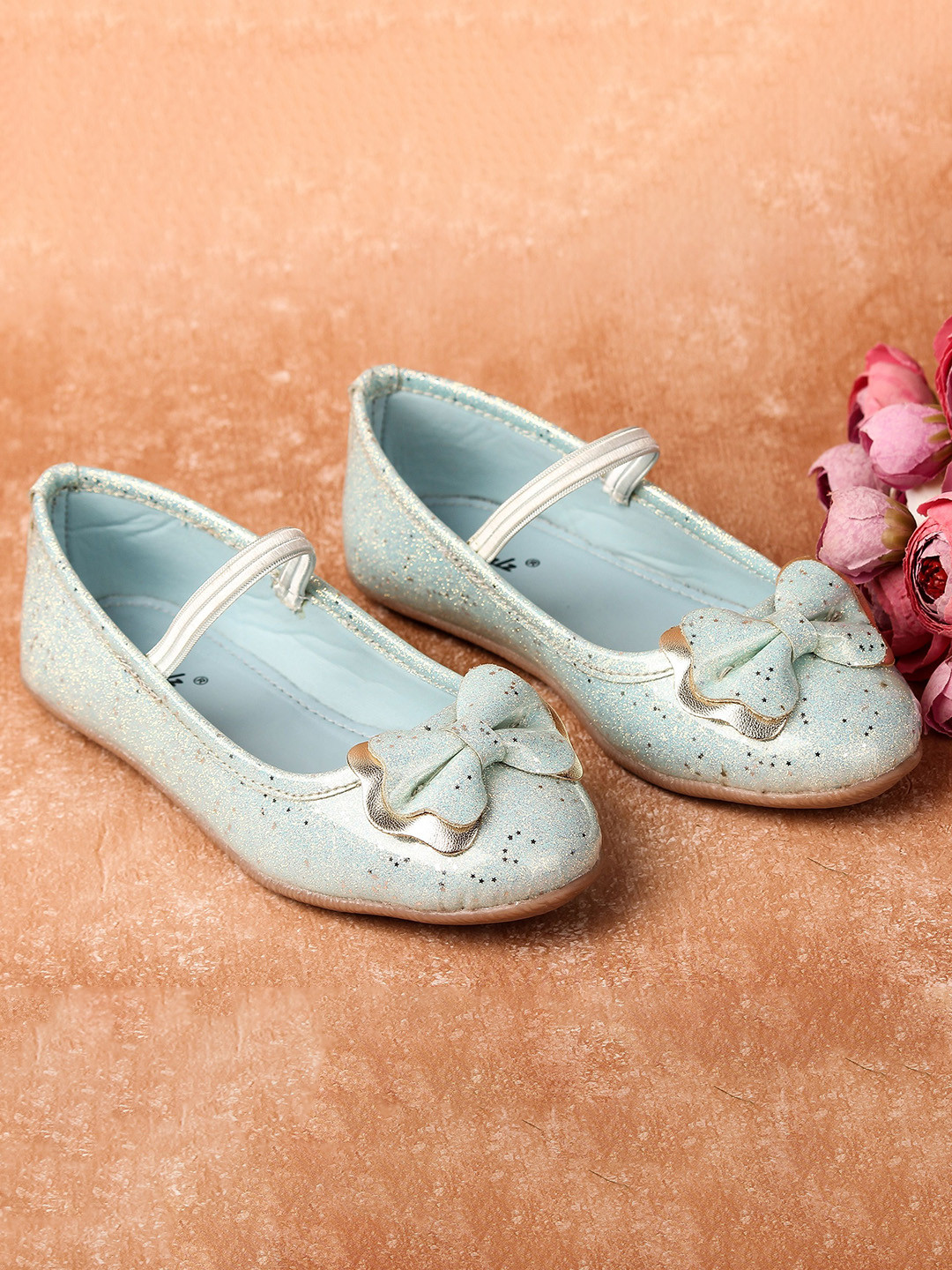 BOYZ N GALZ Girls Bow Detail Mary Janes