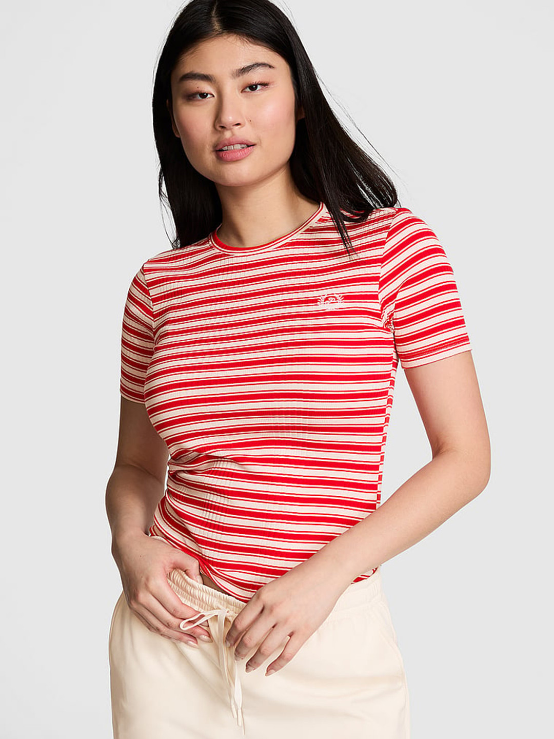 Victoria's Secret PINK Multi Rib Tee
