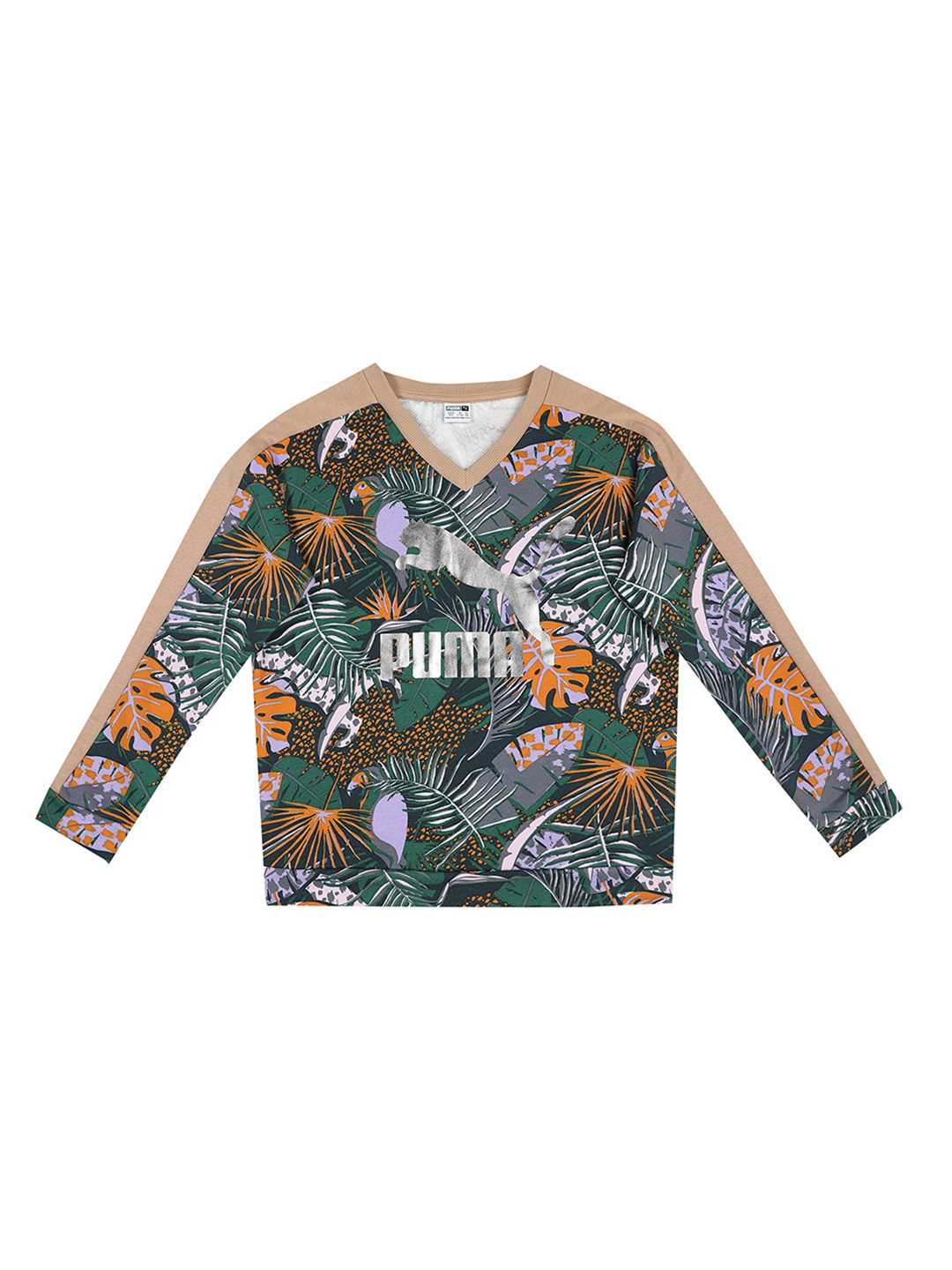Puma Girls VACAY QUEEN Printed Sweatshirt