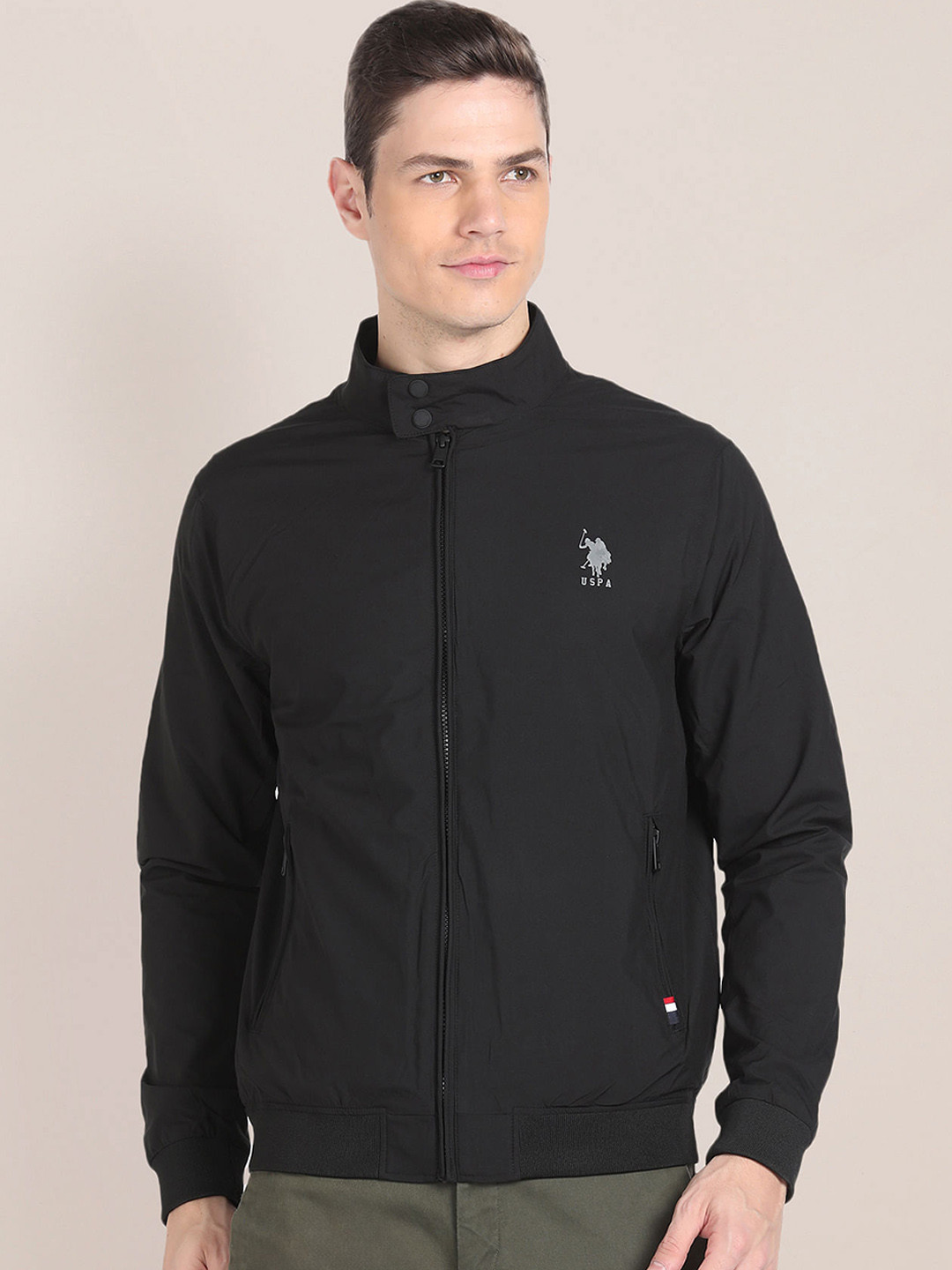 U.S. Polo Assn. Men Packable Windcheater Jacket