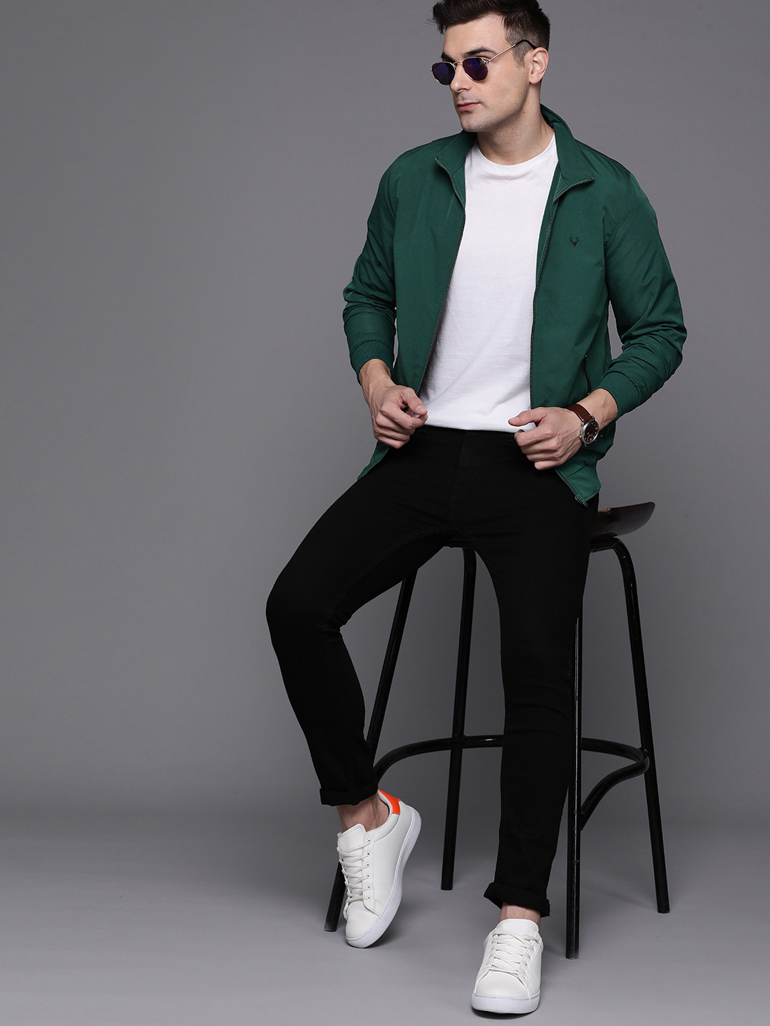 Allen Solly Mock Collar Tailored Jacket