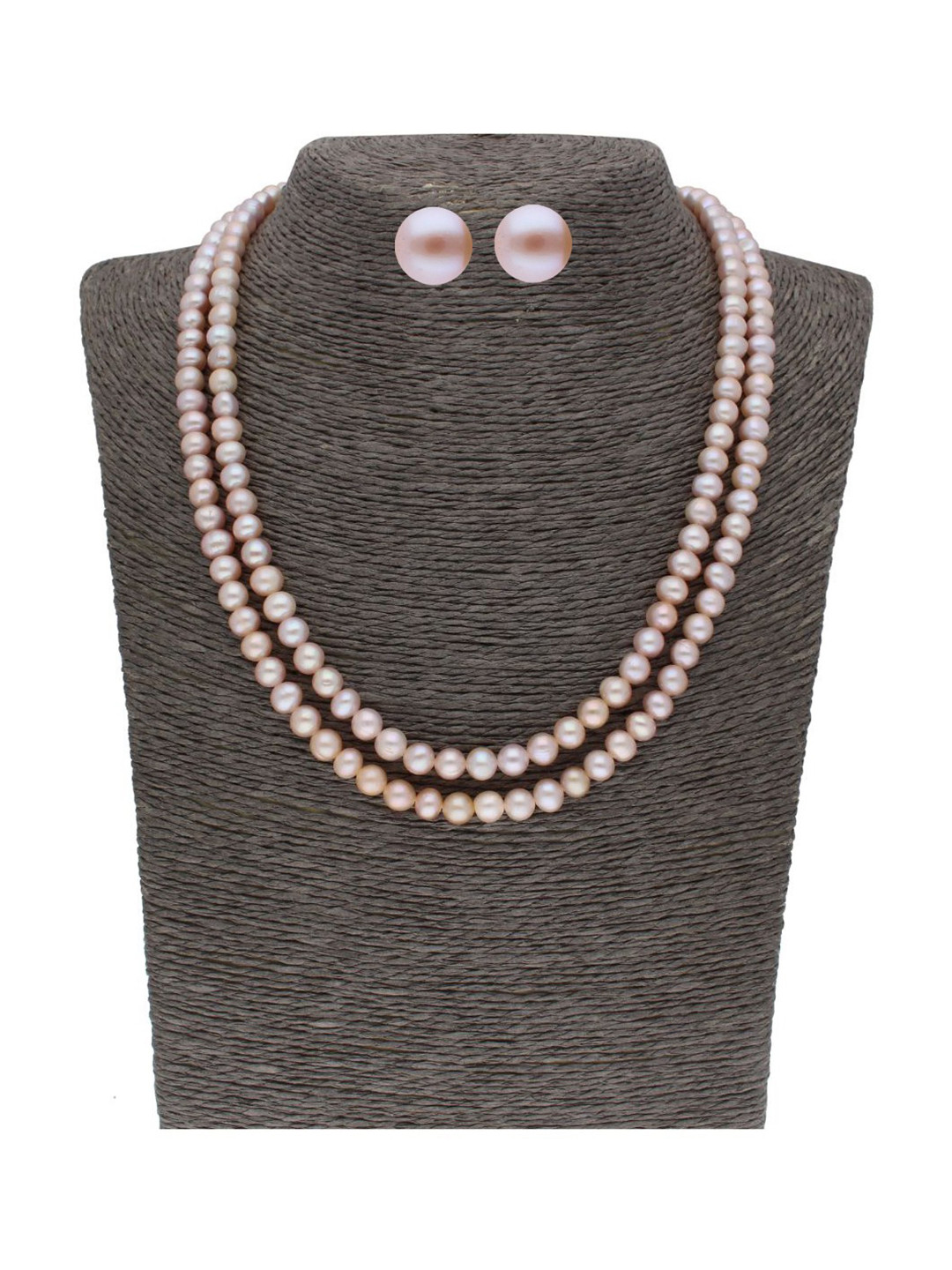 Sri Jagdamba Pearls Dealer Double Layerd Beaded Jewellery Set