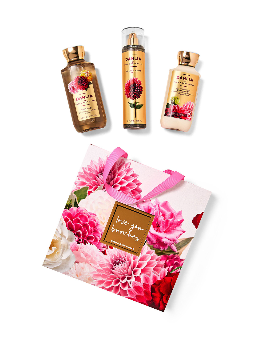 Bath & Body Works Dahlia Bath & Body Gift Set